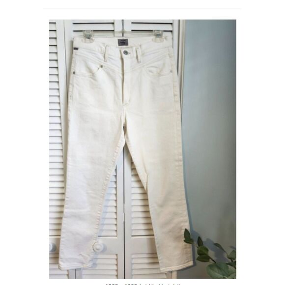 Citizens of Humanity White Mia Slim Jeans Size 28 Yoke Front COH - Picture 1 of 10